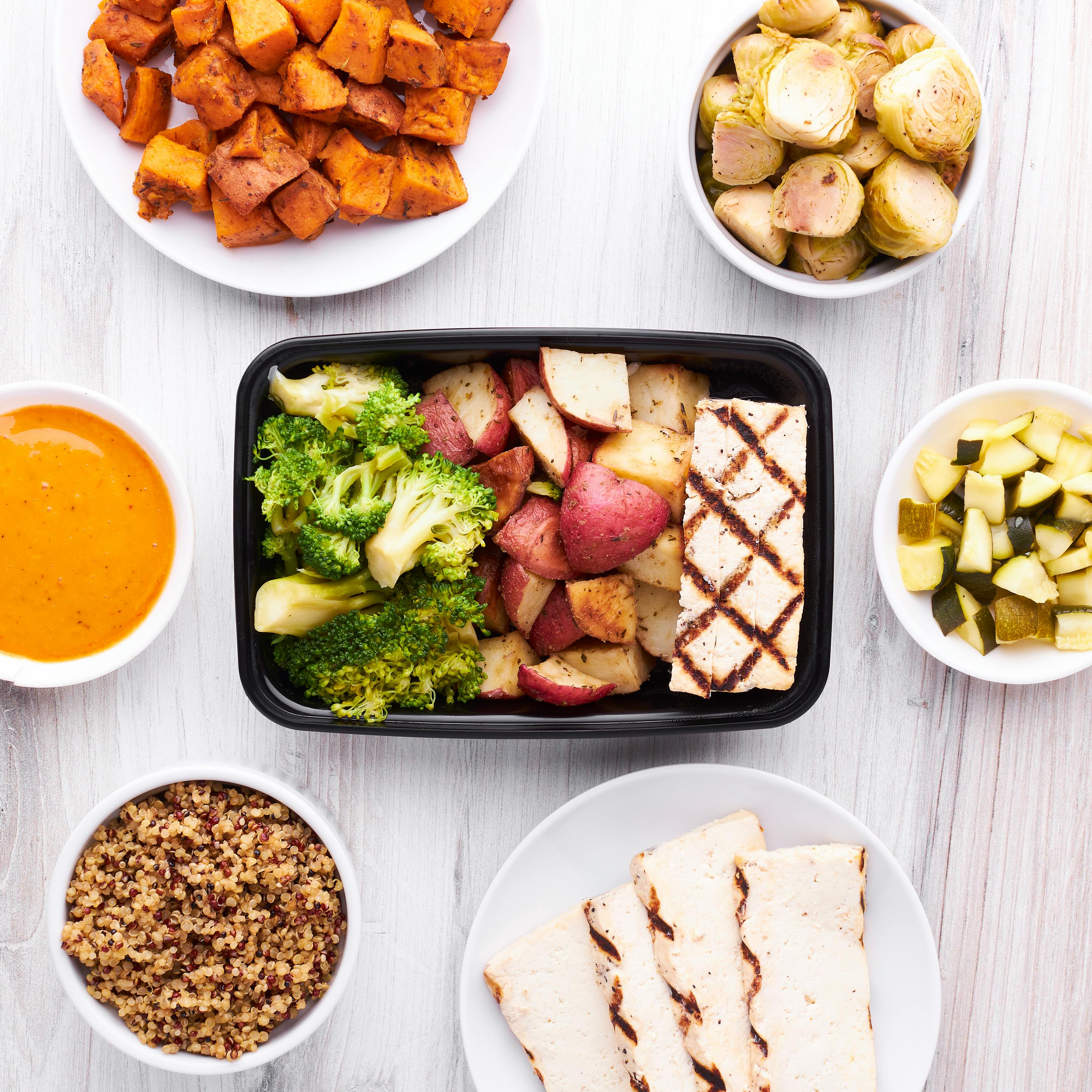 Grilled Chicken with Sweet Potato and Broccoli